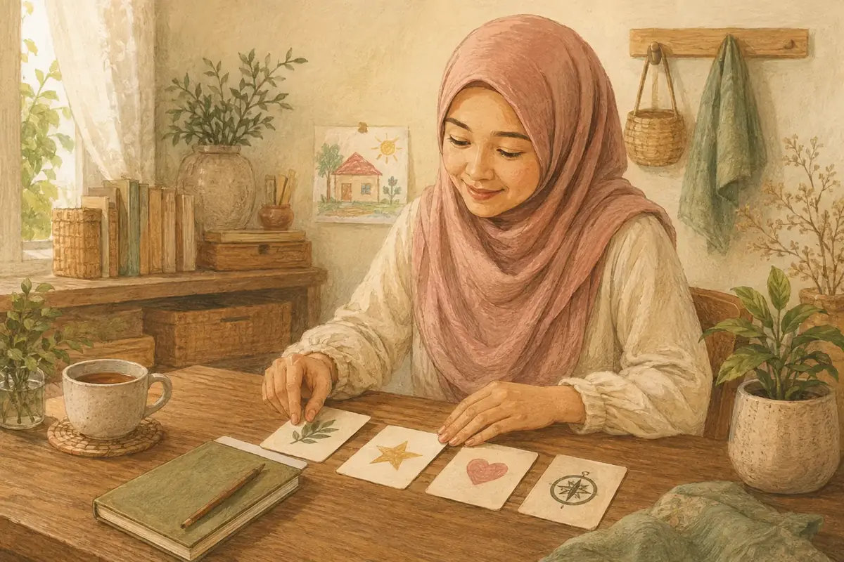 Ilustrasi peta kekuatan dan arah pengembangan diri